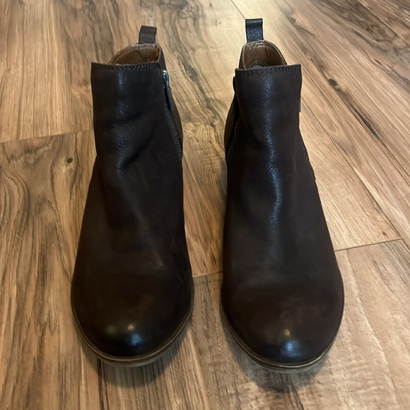 Women's Brown Ankle Boots Lucky Brand Basel - Picture 2 of 8